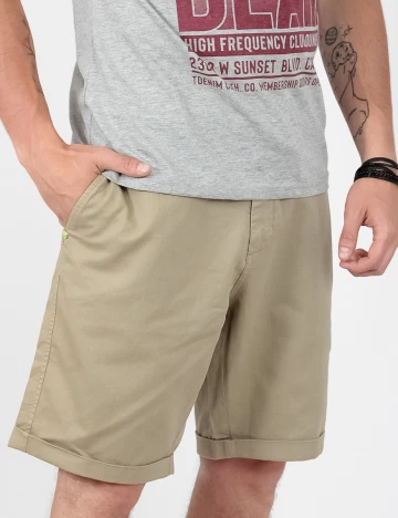 Pantaloni scurti N.Z.A NEW ZEALAND AUCKLAND, crem, W34 Crem