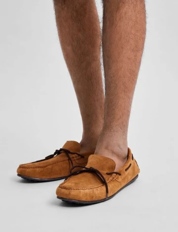 Mocasini Selected, maro, 40