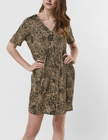 Rochie scurta Vero Moda, crem, XL
