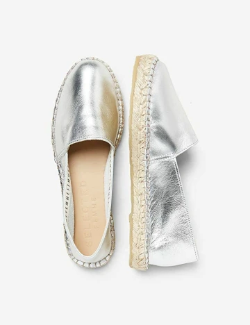 Espadrile Selected Femme, gri, 40 Gri