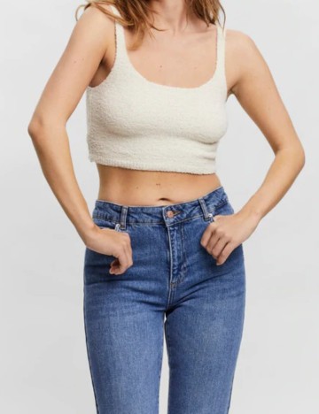 
						Top Vero Moda, ecru, XL