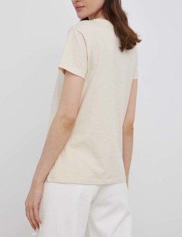 Tricou Jacqueline de Yong, bej, M