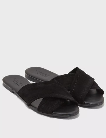 Slapi Pieces, negru, 38