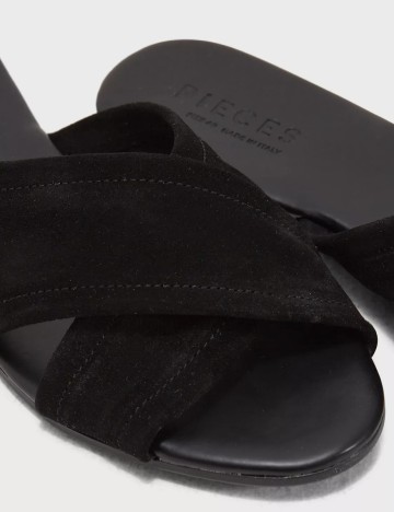 Slapi Pieces, negru, 38