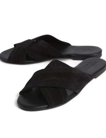 Slapi Pieces, negru, 38