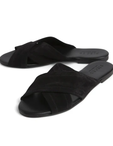 Slapi Pieces, negru, 38