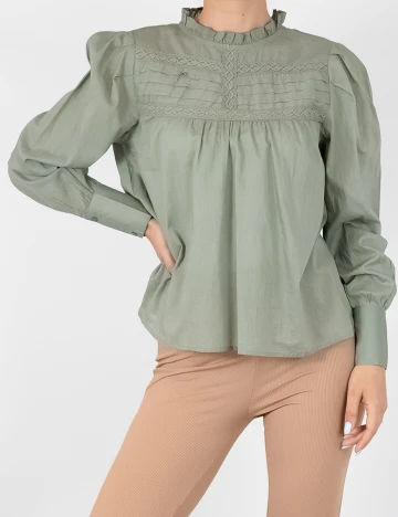 Bluza Jacqueline de Yong, kaki, M