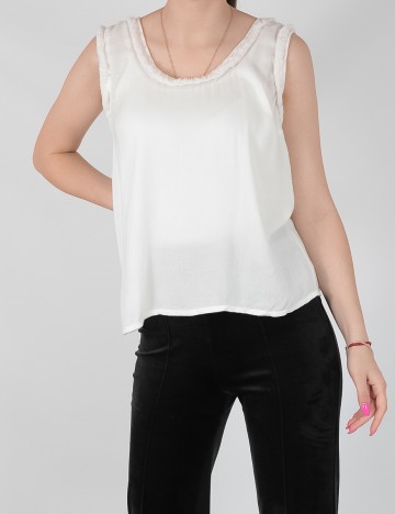 Maiou Vero Moda, alb, M