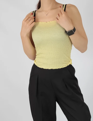 Top Vero Moda, galben, M