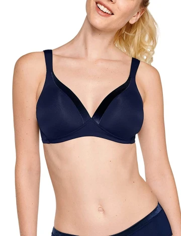 Sutien Naturana, albastru, 85A