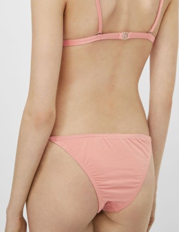 Slip de Baie Pieces, roz pudra, S