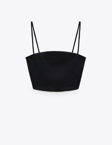 Top Zara, negru, S