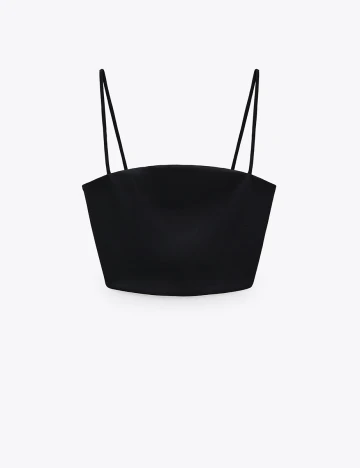 Top Zara, negru, S Negru