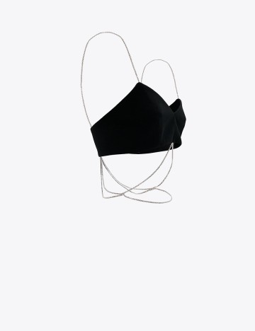 Top Zara, negru, S