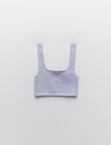 Top Zara, lila, XS-S