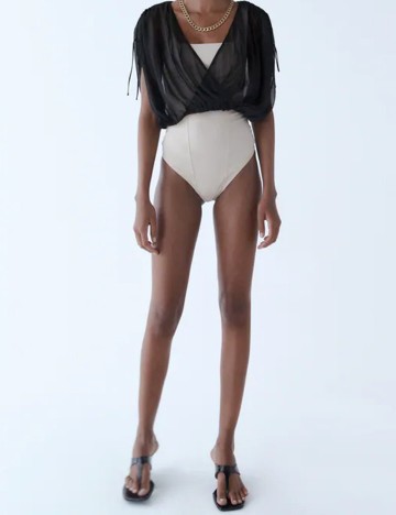 Body Zara, crem, M