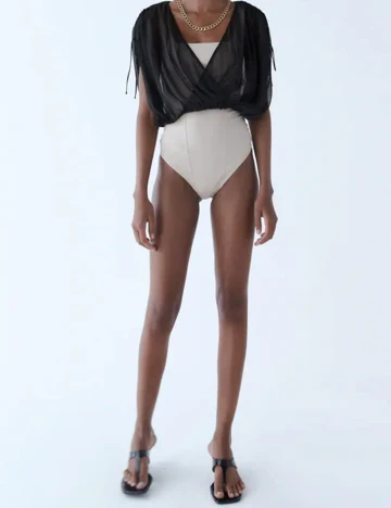 Body Zara, crem, M