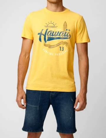 Tricou PRODUKT, galben, M