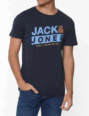 Tricou Jack&Jones, bleumarin, M