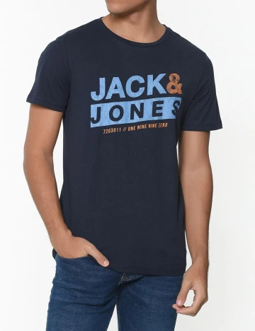 Tricou Jack&Jones, bleumarin, M