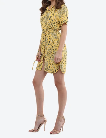 Rochie scurta Only, galben, 38 Galben