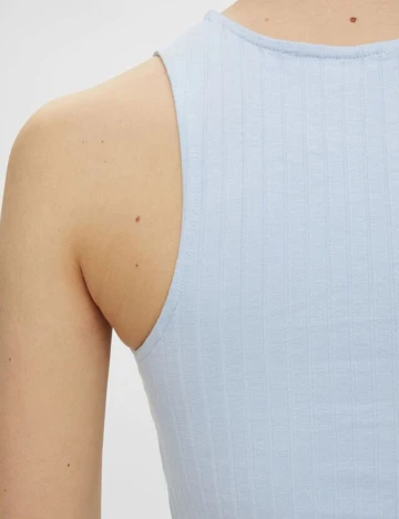 Rochie scurta Pieces, albastru, L Albastru