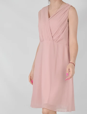 Rochie scurta Vila, roz, 40 Roz