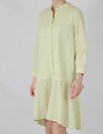 Rochie medie Pieces, galben, M