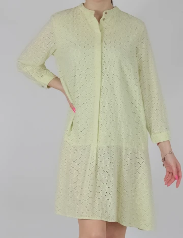 Rochie medie Pieces, galben, M