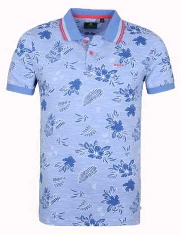 Tricou Polo N.Z.A NEW ZEALAND AUCKLAND, albastru, M Albastru