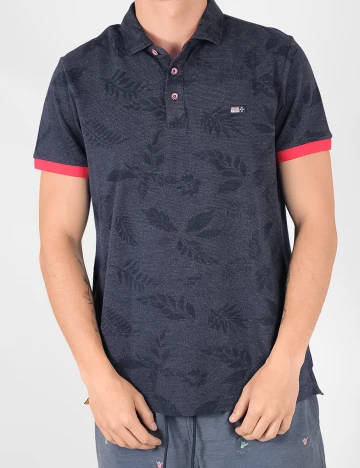 Tricou Polo N.Z.A NEW ZEALAND AUCKLAND, bleumarin, M