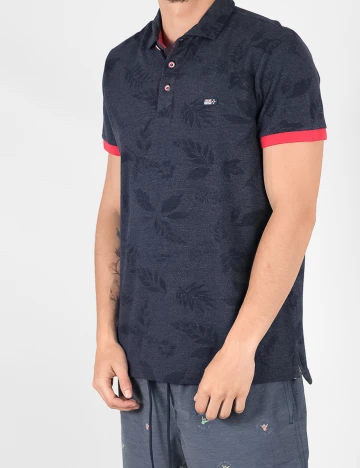 Tricou Polo N.Z.A NEW ZEALAND AUCKLAND, bleumarin, M