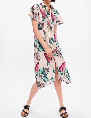 Rochie Medie Zara, bej, M