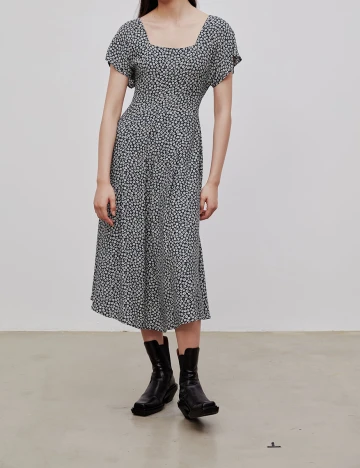 Rochie Medie Zara, floral, S Floral print