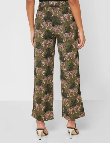 Pantaloni Jacqueline de Yong, verde inchis, 42 Verde