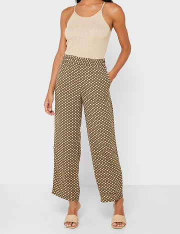 Pantaloni Jacqueline de Yong, mix culori, 36 Verde
