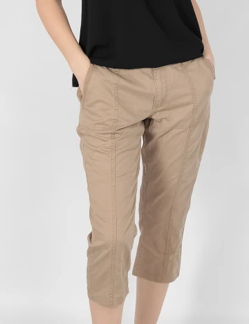 Pantaloni scurti s.Oliver, maro deschis, 34