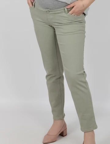 Pantaloni C&A, vernil, 40