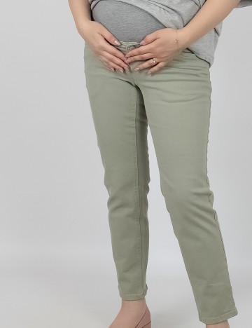 Pantaloni C&A, vernil, 40