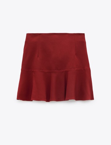 Fusta Zara, rosu, L