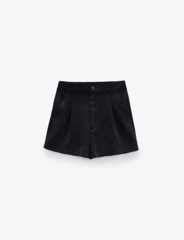 Pantaloni scurti Zara, negru, M Negru