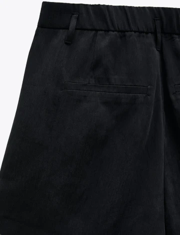 Pantaloni scurti Zara, negru, M Negru