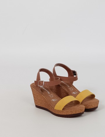 Sandale cu platforma Tamaris, maro, 36
