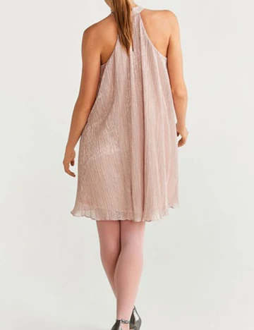 Rochie scurta Mango, roz pal, M