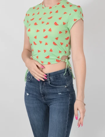 Top Only, verde, S