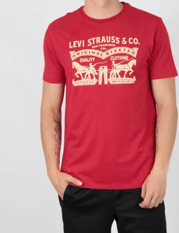 Tricou Levi S, rosu, S Rosu