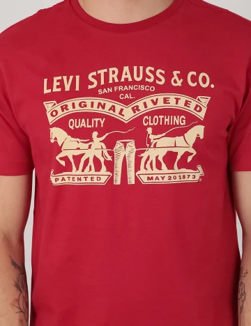 Tricou Levi S, rosu, S Rosu