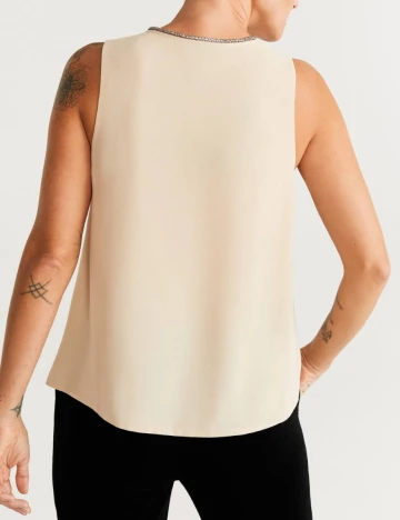 Bluza Mango, crem, S
