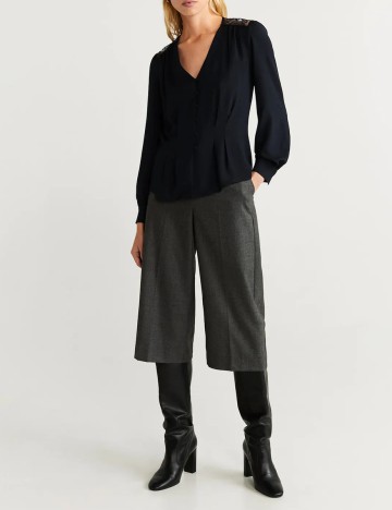 Bluza Mango, negru, M