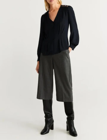 Bluza Mango, negru, M